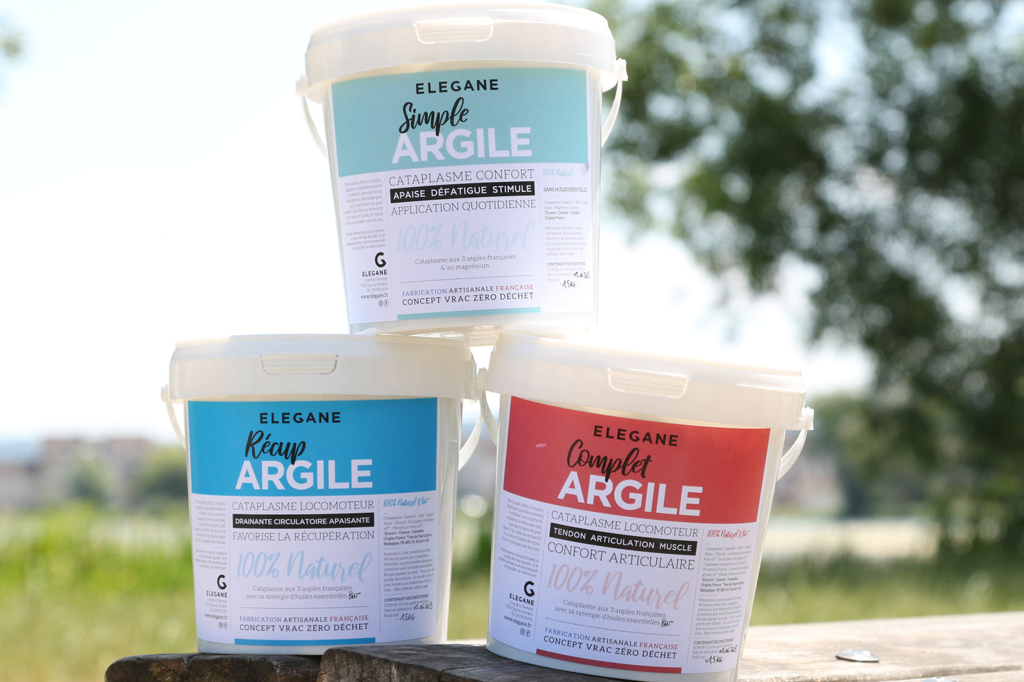 SIMPLE ARGILE CATAPLASME GLOBAL | 1.5kg-5kg | Elegane