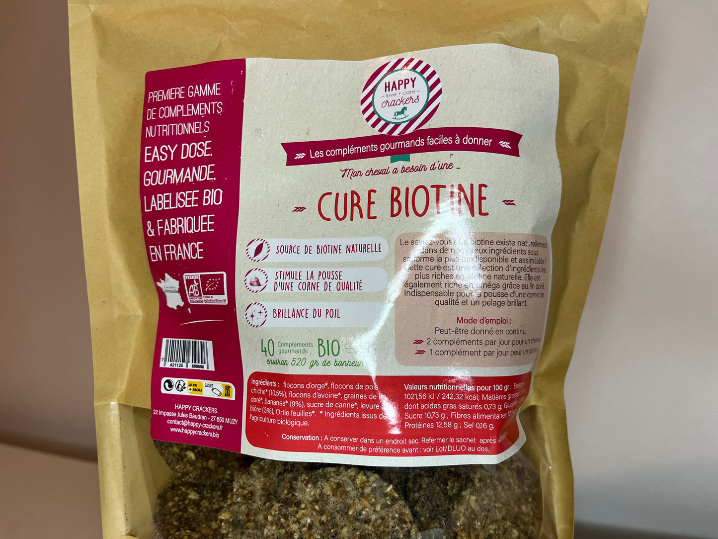 CURE BIOTINE | Happy crackers