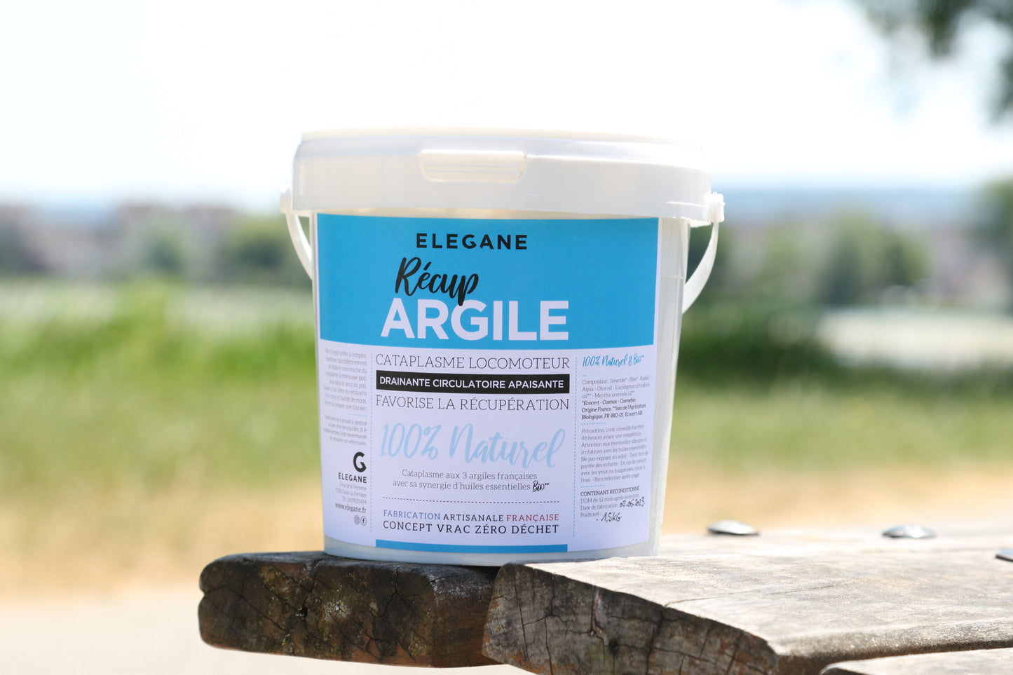 RECUP ARGILE CATAPLASME | 1.5KG | Elegane