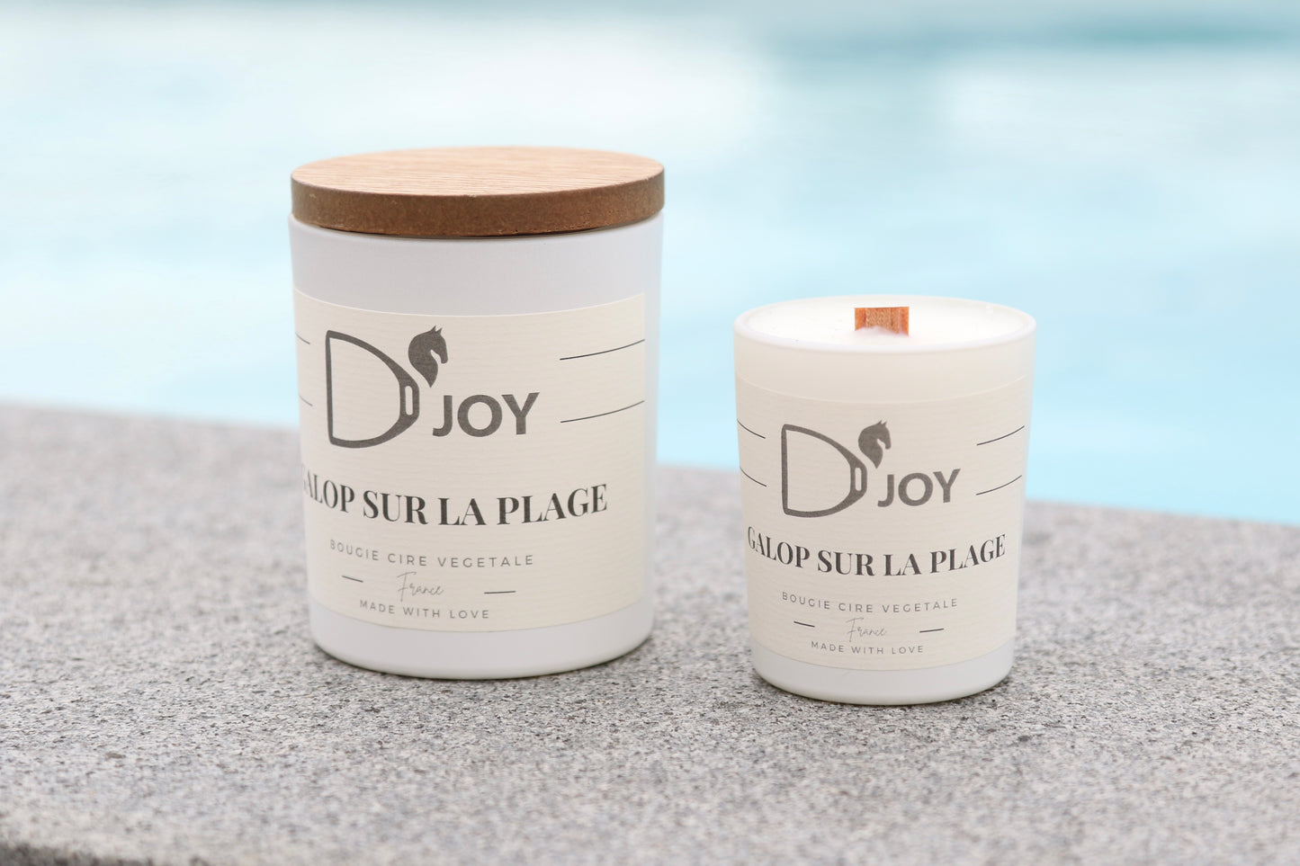 BOUGIE | galop sur la plage | Djoy | 150g