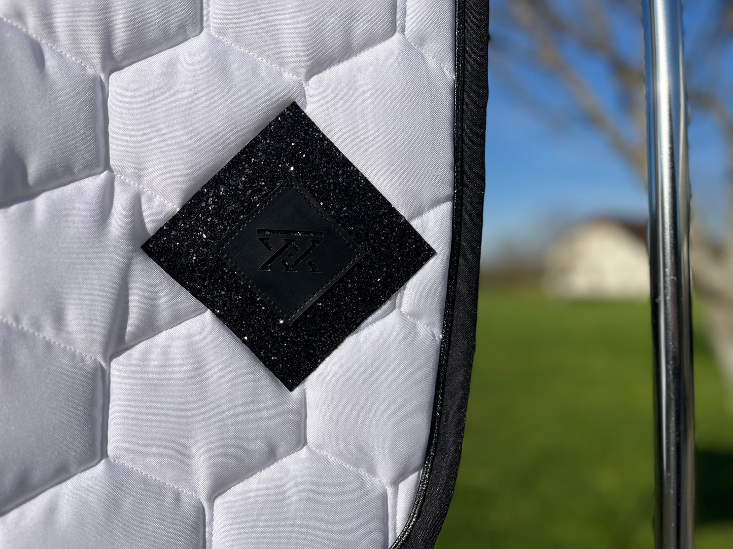 TAPIS DRESSAGE | Oxxer | Diamant blanc | Cheval-poney D